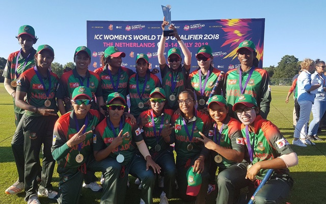 নারী ক্রিকেটে টি-২০ র‍্যাংকিংয়ে প্রথম নবম স্থানে বাংলাদেশ